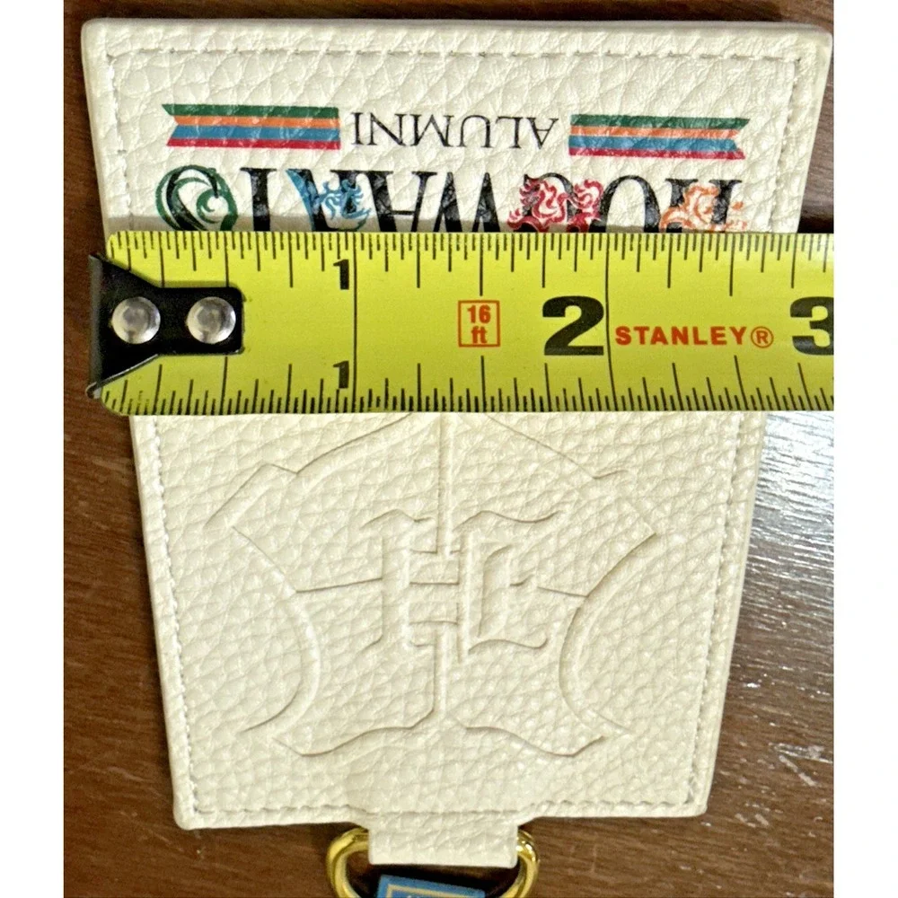 Harry Potter White Hogwarts Alumni ID Badge Holder - New with Tags / NWTs